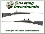 Remington 700 LH Custom Shop Stainless 338 RUM! - 1 of 4