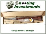 Savage Model 12 VLP 204 Ruger DBM Stainless Laminated - 1 of 4