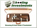 Browning 22 Auto RARE Grade II thumbwheel in case! - 1 of 4