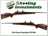 Colt Sauer Sporting 270 Win Exc Cond! - 1 of 4