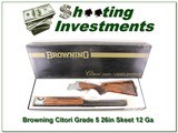 Browning Citori Grade 5 collector ANIB 12 Ga Skeet - 1 of 4