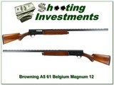 Browning A5 61 Belgium Mag 12 32in VR - 1 of 4