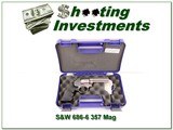 Smith & Wesson 686-6 357 4in Stainless ANIB - 1 of 4