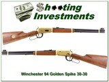 Winchester 94 Golden Spike 30-30 Carbine Exc Cond - 1 of 4