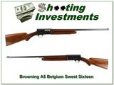 Browning A5 Sweet Sixteen 60 Belgium! - 1 of 4