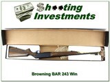 Browning BAR 243 unfired in box with beautiful wood! - 1 of 4