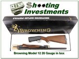 Browning Model 12 20 nice wood ANIB - 1 of 4