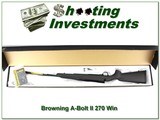 Browning A-Bolt II Stalker 270 Win NIB! - 1 of 4