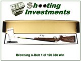 Browning A-Bolt II RARE Feather-light Micro 358 Winchester - 1 of 4