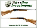 Browning 22 Auto 68 Belgium collector 22LR - 1 of 4