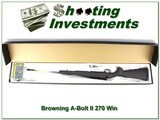 Browning A-Bolt II Stalker 270 Win NIB! - 1 of 4