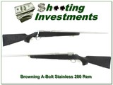 Browning A-bolt Stainless Stalker rare 280 Rem Exc Cond! - 1 of 4