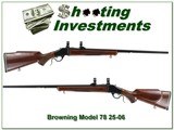 Browning Model 78 hard to find 25-06 26in Octagonal barrel - 1 of 4