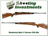 Weatherby Mark V German 26in 300 Wthy - 1 of 4