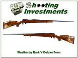 Weatherby Mark V Deluxe 26in 7mm XX Wood! - 1 of 4