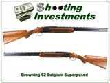 Browning Superposed 62 Belgium 20 Gauge Exc Cond! - 1 of 4