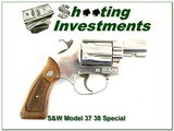 Smith & Wesson Model 37 Airweight 2in Chrome 38 Special - 1 of 4
