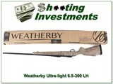 Weatherby LH Mark V Ultra-Light 6.5-300 factory new! - 1 of 4