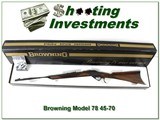 Browning Model 78 45-70 unfired in box - 1 of 4