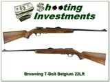 Browning Belgium T-Bolt 22LR unfired collector! - 1 of 4