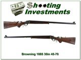 Browning 1885 45-70 BPCR 30in, case colored as new - 1 of 4