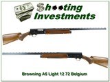 Browning A5 Light 12 72 Belgium VR Exc Cond! - 1 of 4
