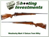 Weatherby Mark V Deluxe 7mm Wthy Mag XX Wood! - 1 of 4
