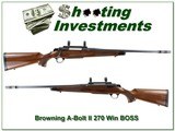 Browning A-Bolt II Medallion 270 Win BOSS - 1 of 4