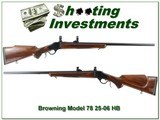 Browning Model 78 had to find 25-06 26in Heavy Barrel - 1 of 4
