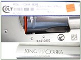 Colt King Cobra Stainless 357 Mag 3in NIB! - 4 of 4