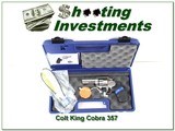 Colt King Cobra Stainless 357 Mag 3in NIB! - 1 of 4