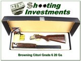 Browning Citori Grade 20 Ga 26in XX Wood ANIB! - 1 of 4