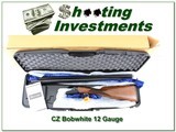 CZ Bobwhite 12 SxS 28in as new in case with BOX! - 1 of 4