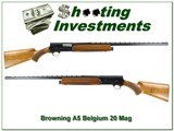 Browning A5 69 Belgium Magnum 20 Ga 28in VR Mod - 1 of 4