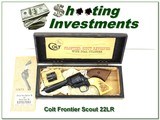 Colt Frontier Scout 4 3/5in 22LR & 22 magnum ANIC - 1 of 4