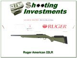 Ruger American 22LR Green Synthetic NIB - 1 of 4