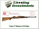 Ruger 77 RSM 416 Rigby Safari in box! - 1 of 4