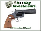Colt Diamondback 1976 made 4in 38 Special - 1 of 4