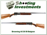 Browning A5 20 Gauge 1959 Belgium Collector! - 1 of 4