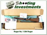Ruger No.1 B in rare 204 Ruger 26in unfired in box - 1 of 4