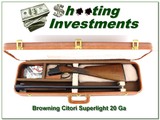 Browning Citori Superlight 20 Ga 26in English stock in case - 1 of 4