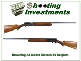Browning A5 Sweet Sixteen 1954 Belgium Exc Cond! - 1 of 4