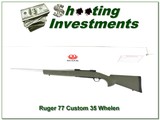 Ruger 77 Hawkeye Custom 35 Whelen like new - 1 of 4