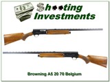 Browning A5 20 Ga 70 Belgium Vent Rib Mod - 1 of 4