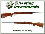 Weatherby FN 1958 made 300 Wthy Mag collector! - 1 of 4
