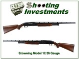 Browning Model 12 20 Ga looks new nice wood! - 1 of 4