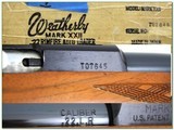 Weatherby Mark V XXII 22 LR Tube in box! - 4 of 4