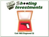 Colt 1903 Auto 32 made in 1920 Engraved in presentation case - 1 of 4