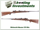 Whitworth Interarms Mauser Classic Safari 270 Win - 1 of 4