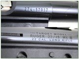 RUGER MK III
22/45 4in Target Bull barrel NIC - 4 of 4